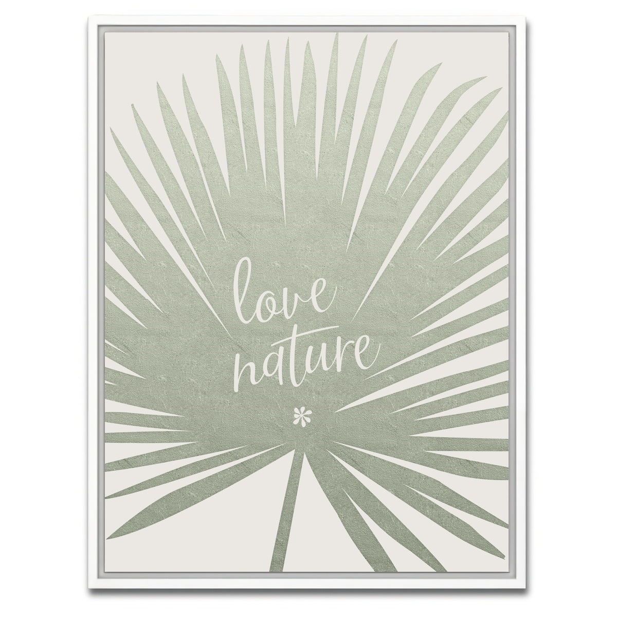 AUTO-MOCKUP WHITE | Love nature | 1 Piece | White Framed Canvas | group=3x4