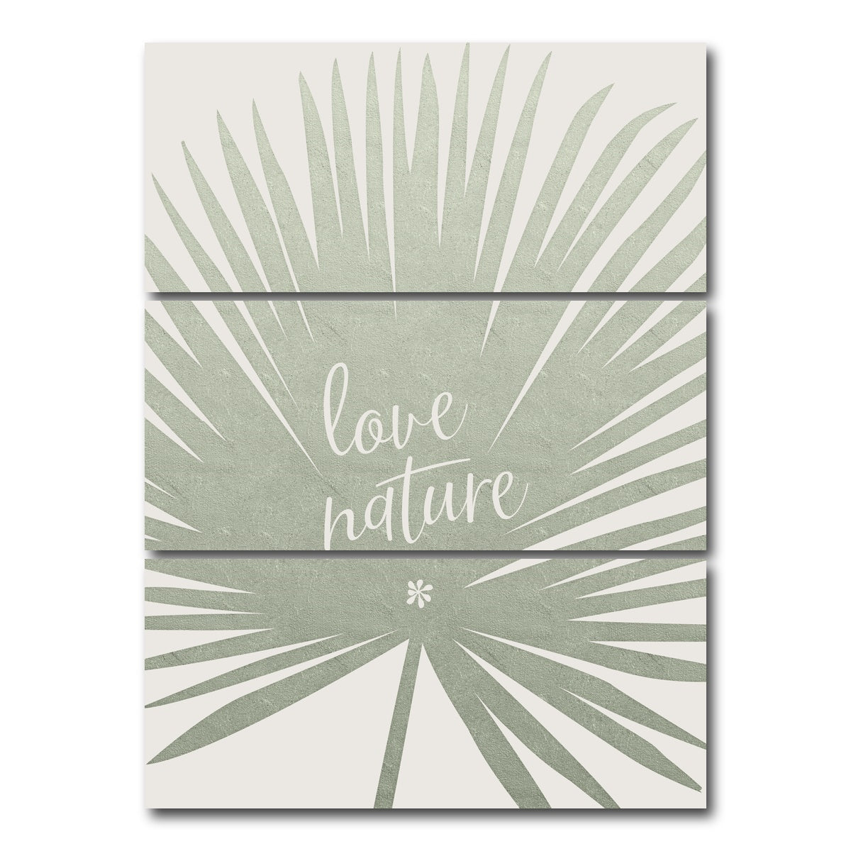 AUTO-MOCKUP WHITE | Love nature | 3 Piece | Gallery Wrap Canvas | group=8x18_stacked