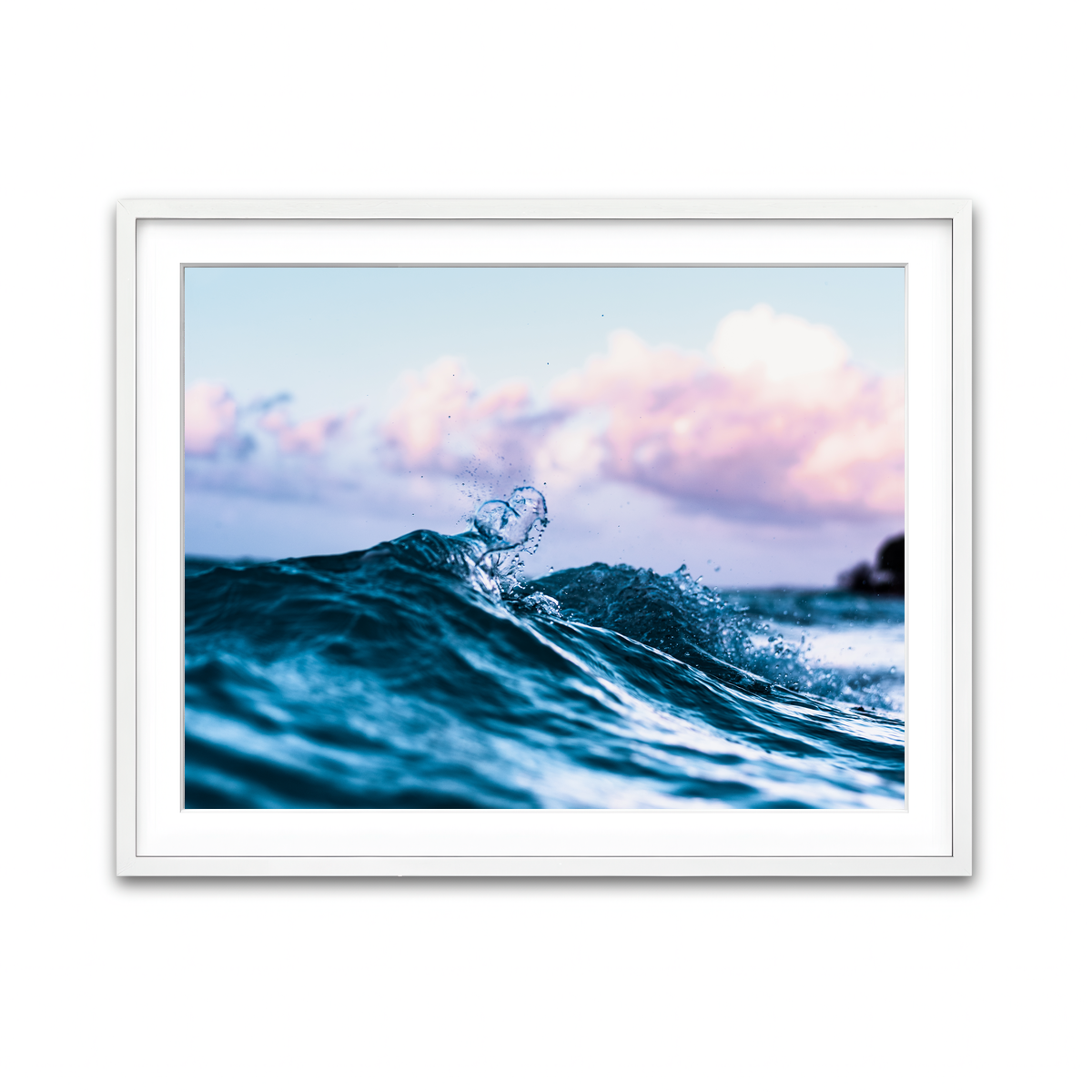 Framed Print 4x3 White