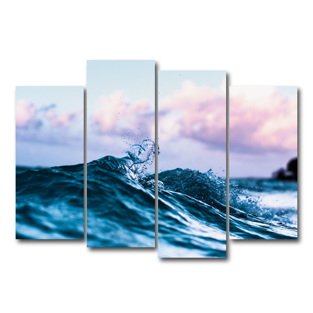 AUTO-MOCKUP WHITE | Loved | 4 Piece | Gallery Wrap Canvas | group=4_normal
