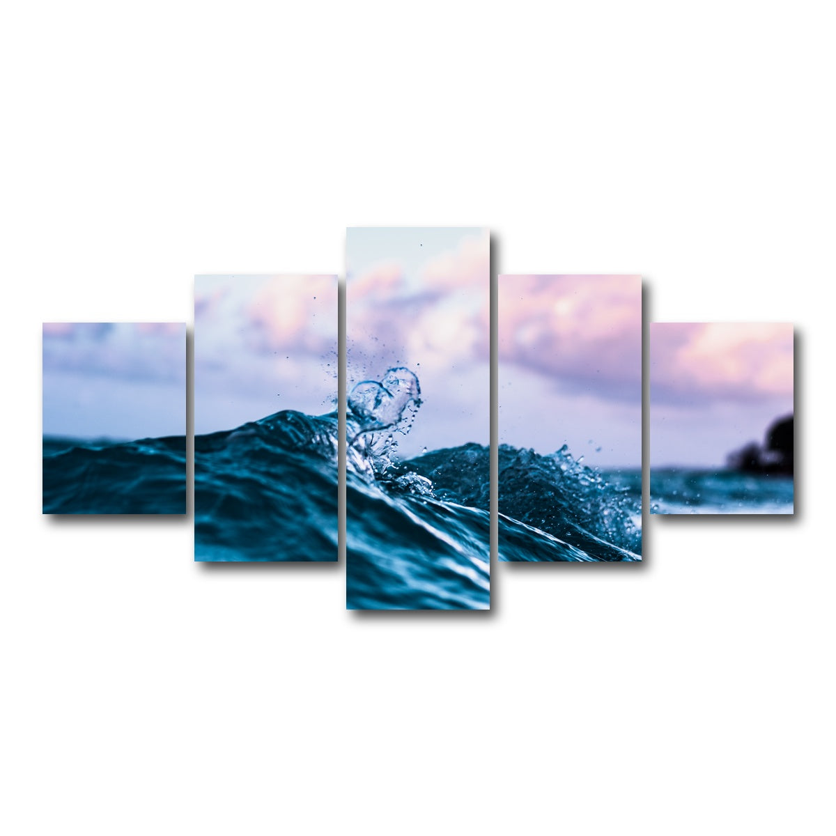 AUTO-MOCKUP WHITE | Loved | 5 Piece | Gallery Wrap Canvas | group=5_short