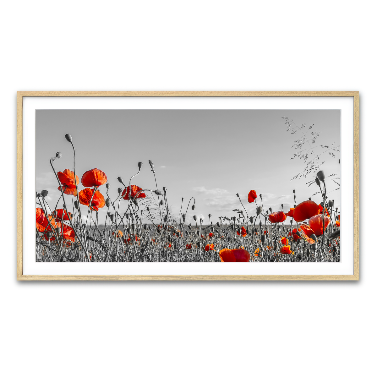 Framed Print 2x1 Natural