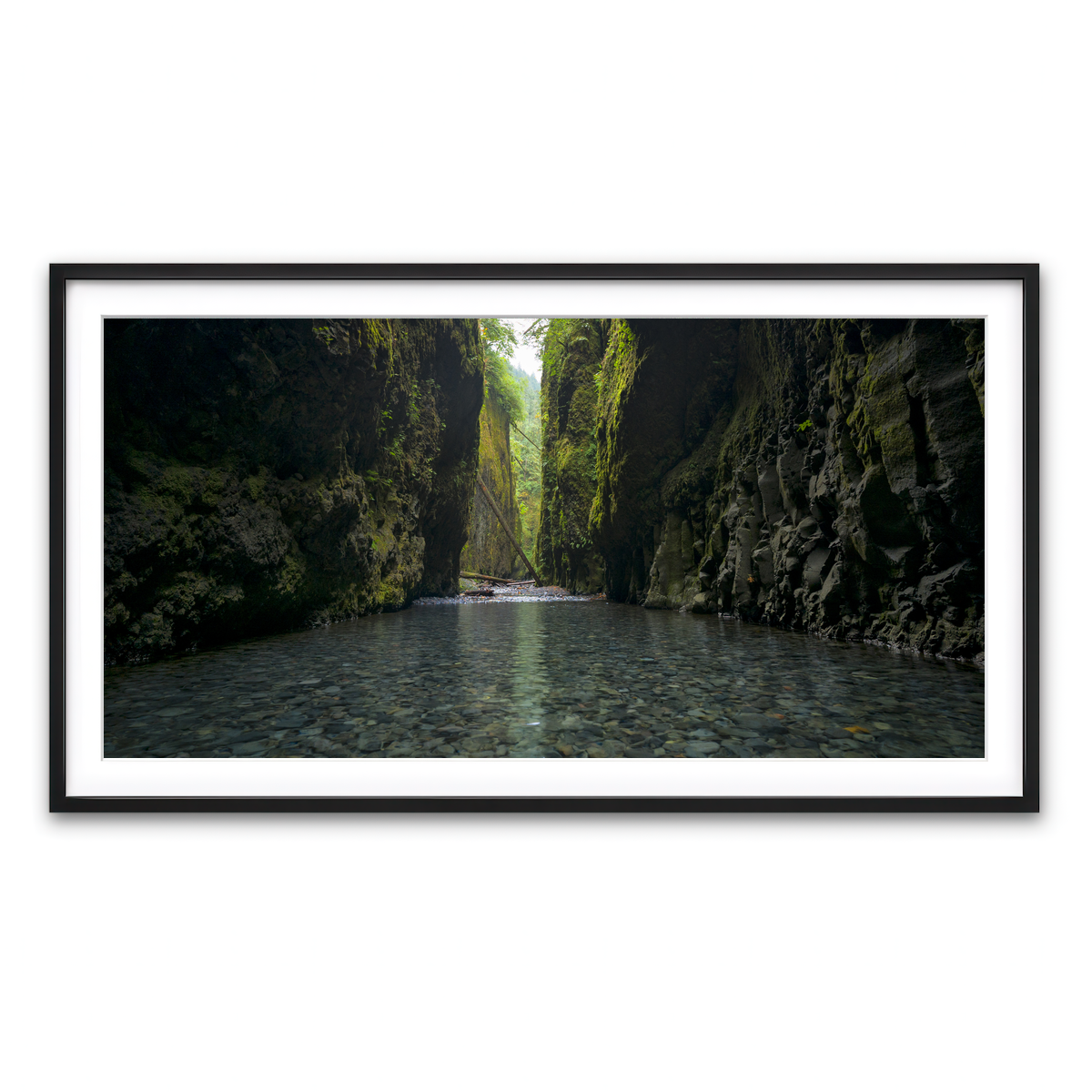 Framed Print 2x1 Black