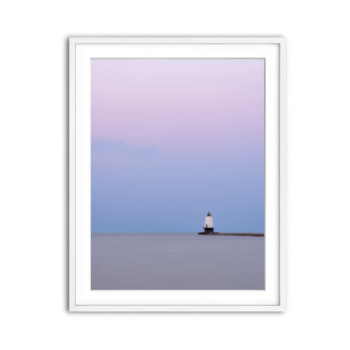 Framed Print 3x4 White