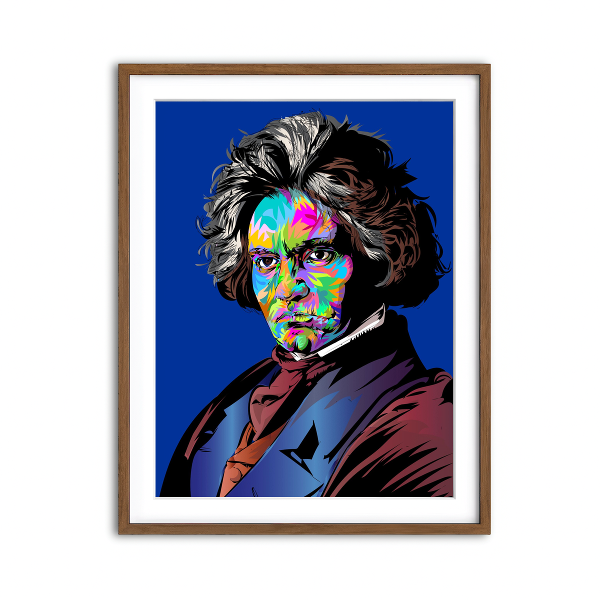 Framed Print 3x4 Walnut