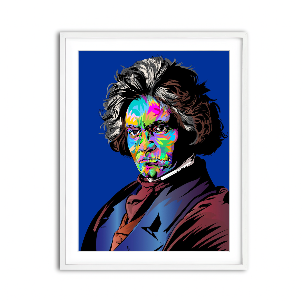 Framed Print 3x4 White