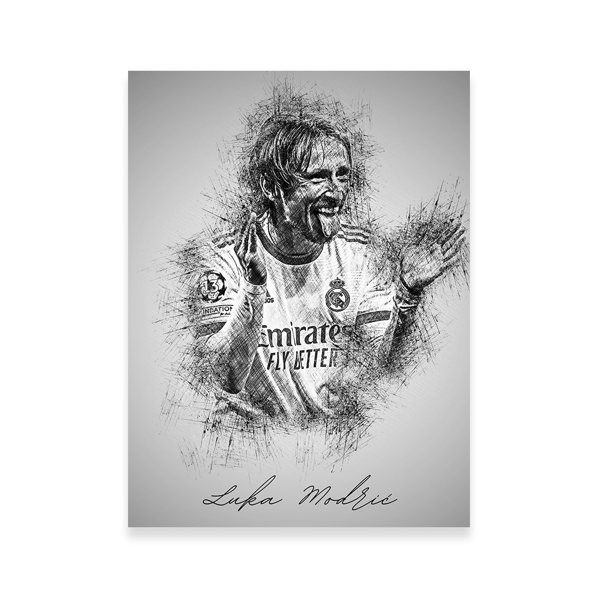 Luka Modrić Wall Art