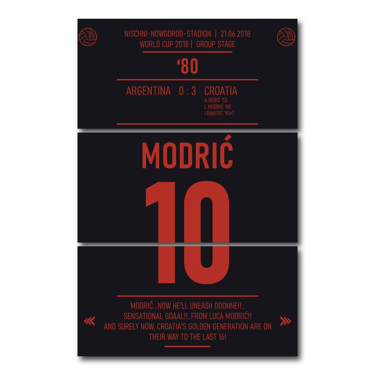 AUTO-MOCKUP WHITE | Luka Modric | 3 Piece | Gallery Wrap Canvas | group=12x24_stacked