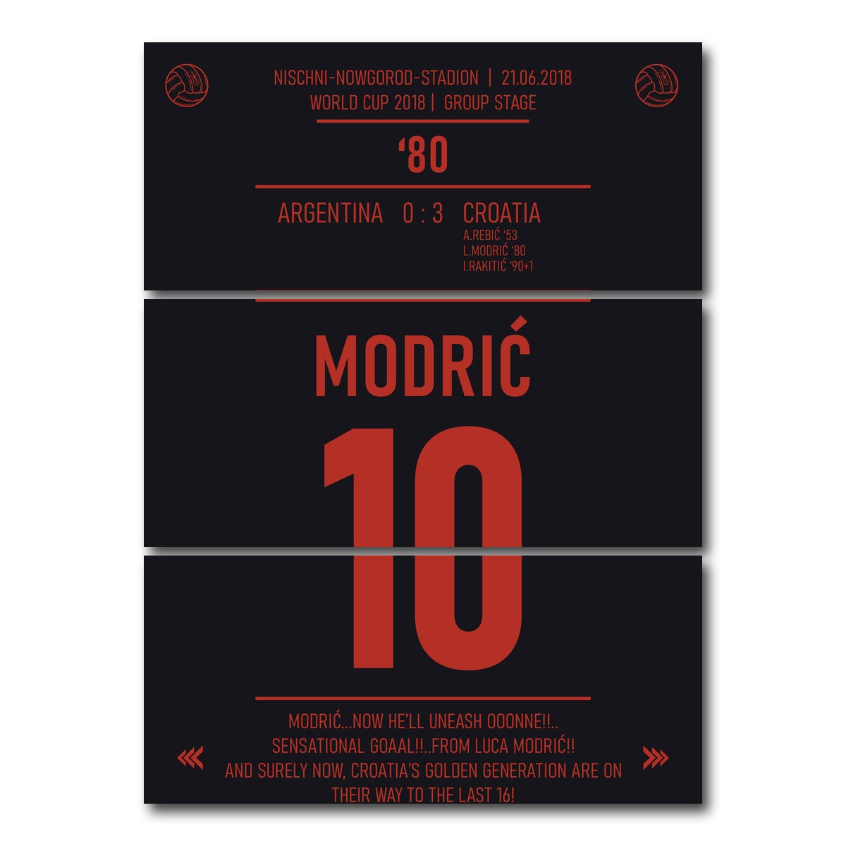 AUTO-MOCKUP WHITE | Luka Modric | 3 Piece | Gallery Wrap Canvas | group=8x18_stacked