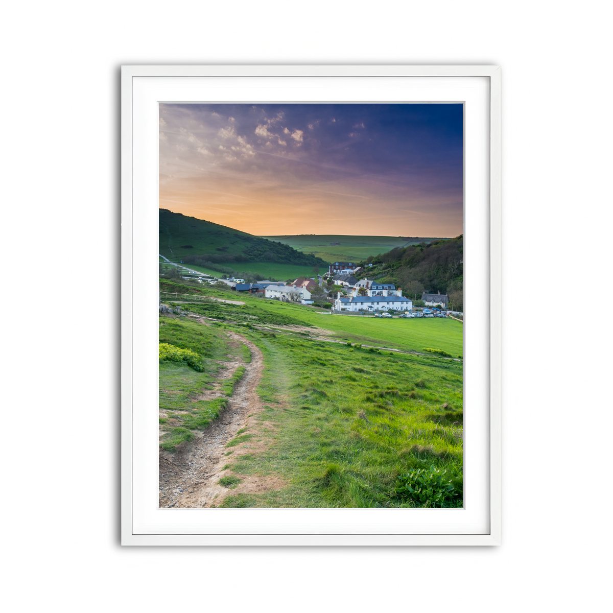 Framed Print 3x4 White