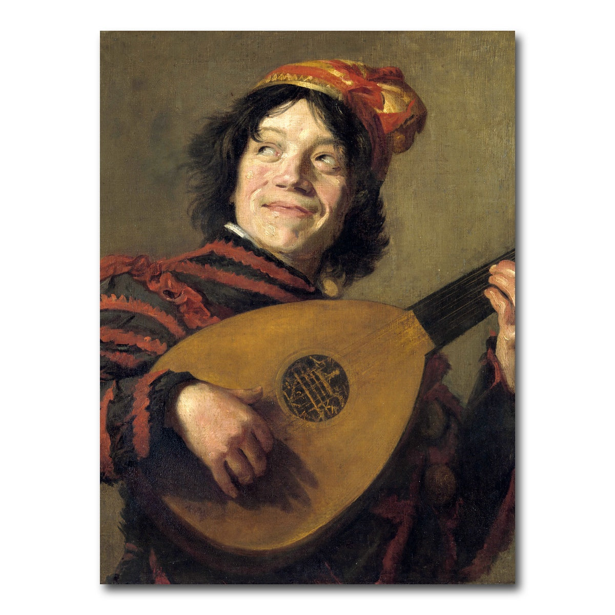 AUTO-MOCKUP WHITE | Lute Player | 1 Piece | Gallery Wrap Canvas | group=3x4