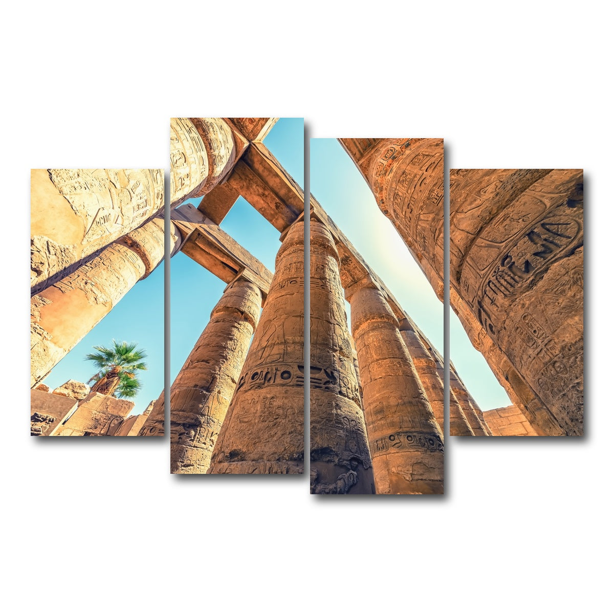 AUTO-MOCKUP WHITE | Luxor | 4 Piece | Gallery Wrap Canvas | group=4_short