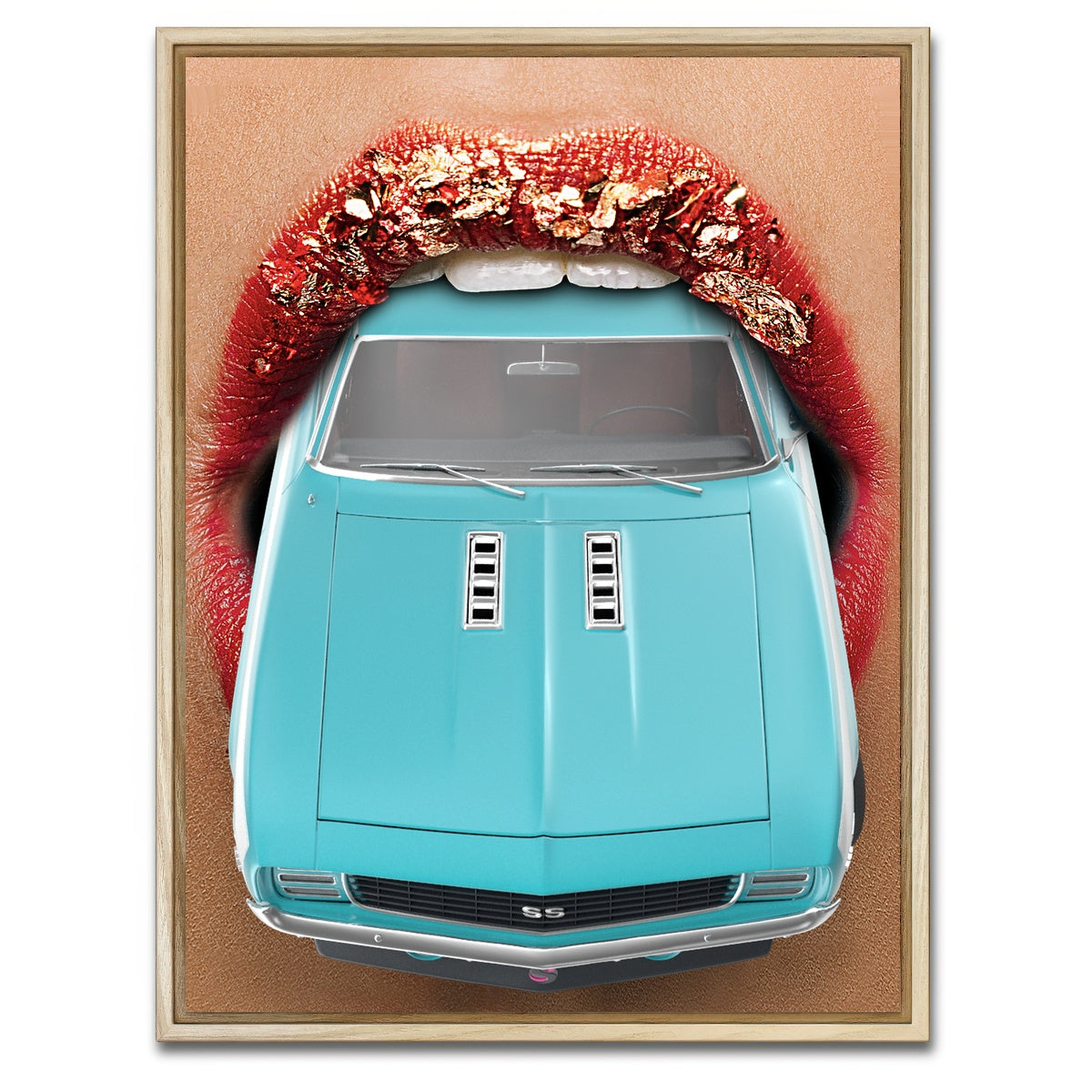 AUTO-MOCKUP WHITE | Luxury blessing | 1 Piece | Natural Framed Canvas | group=3x4