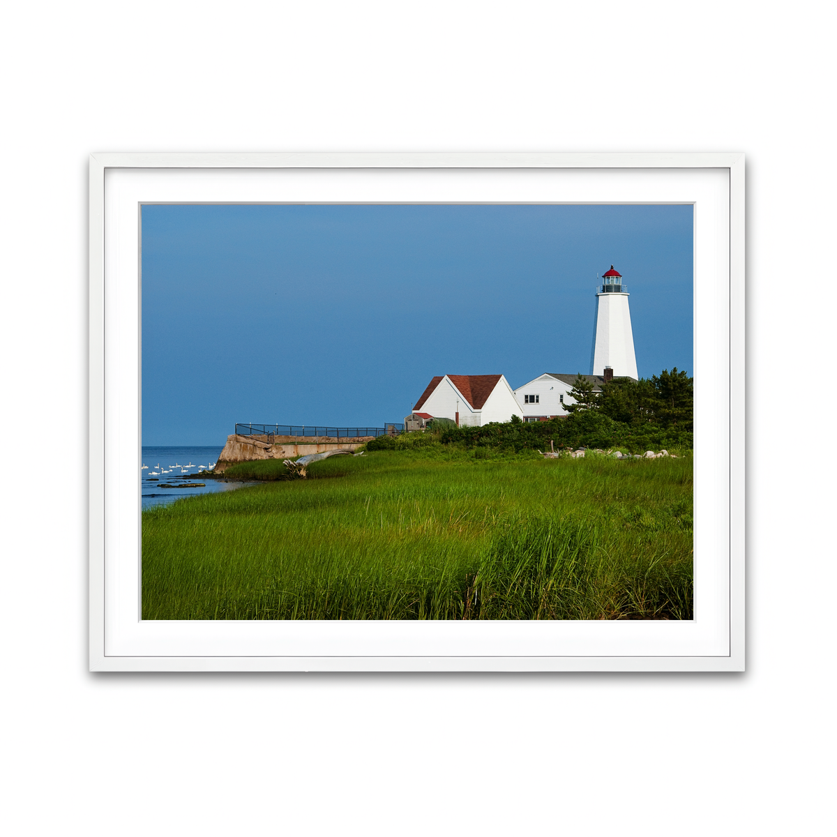 Framed Print 4x3 White