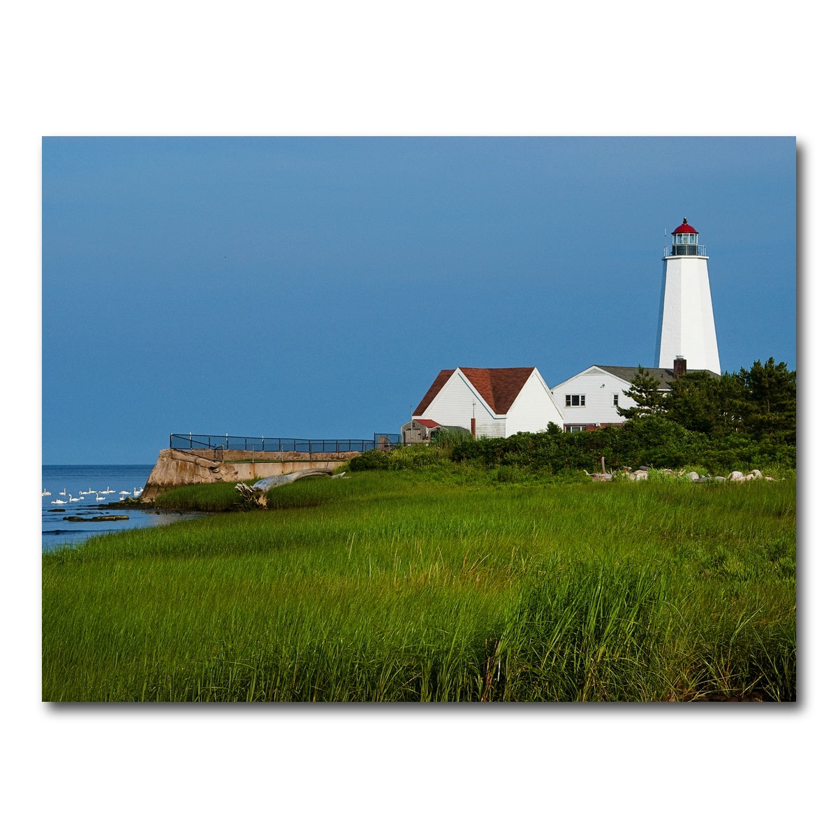 AUTO-MOCKUP WHITE | Lynde Point Lighthouse | 1 Piece | Gallery Wrap Canvas | group=4x3