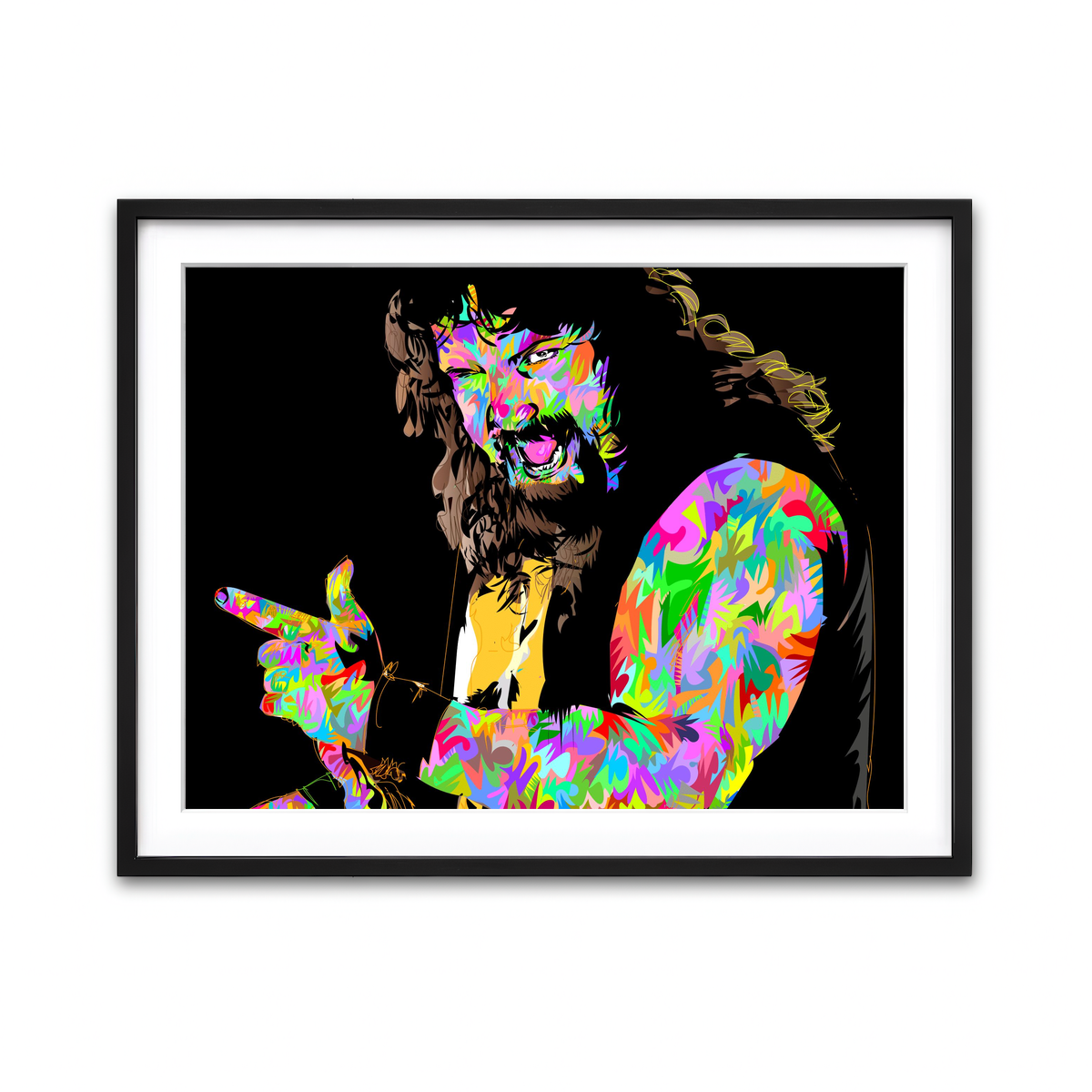 Framed Print 4x3 Black