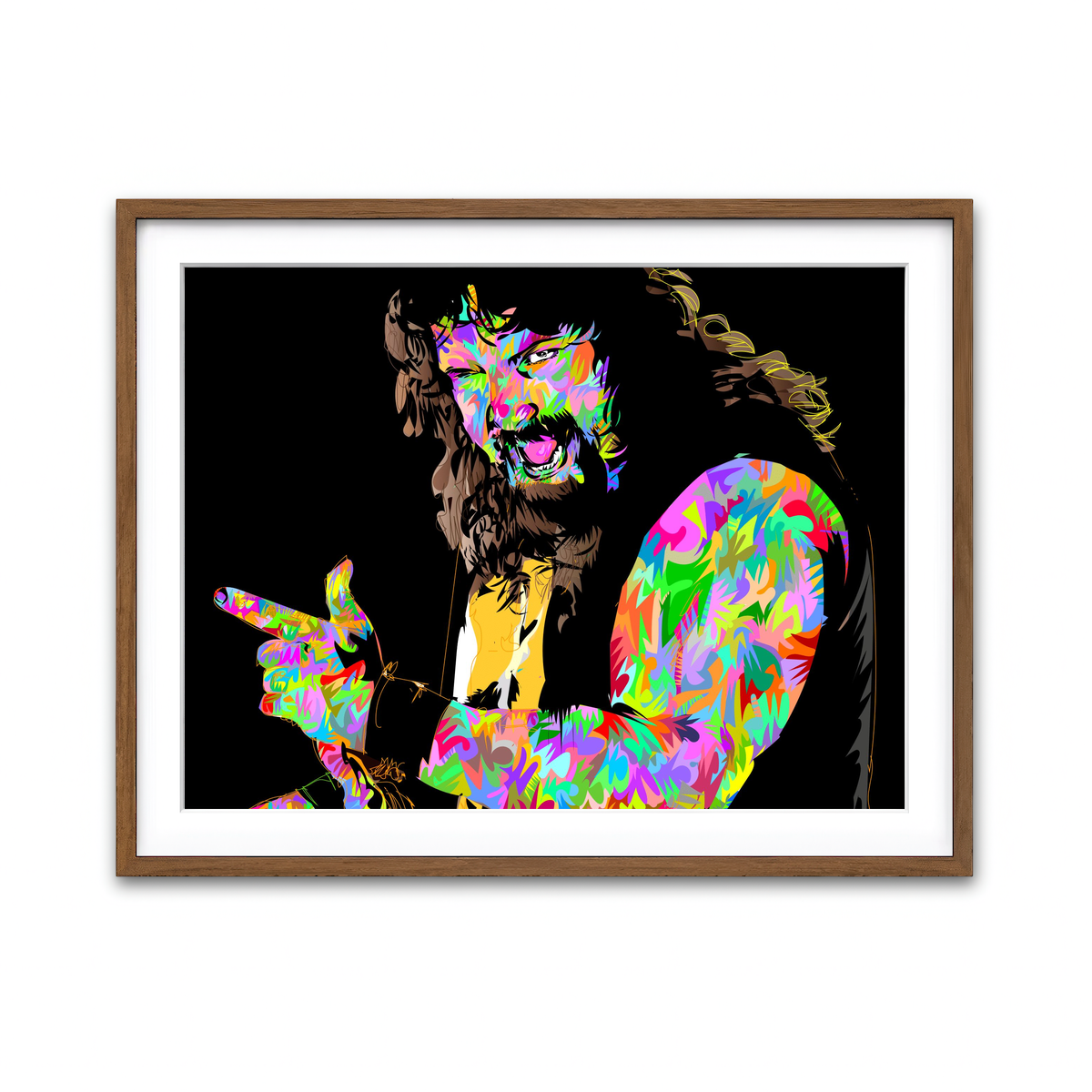 Framed Print 4x3 Walnut