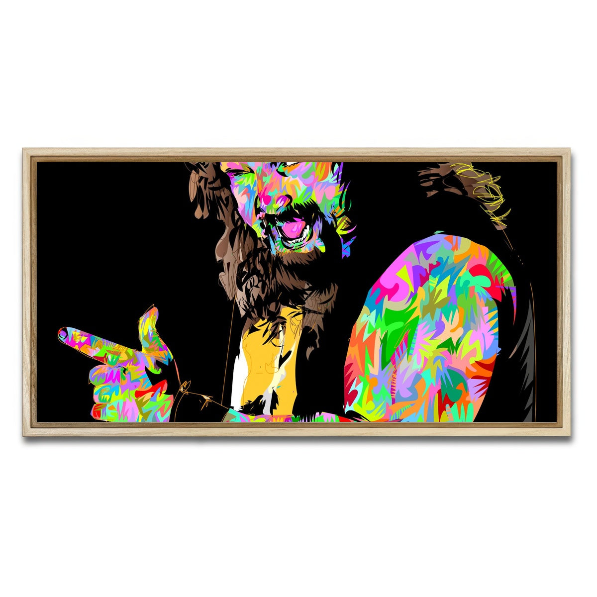 AUTO-MOCKUP WHITE | MAN KIND | 1 Piece | Natural Framed Canvas | group=2x1