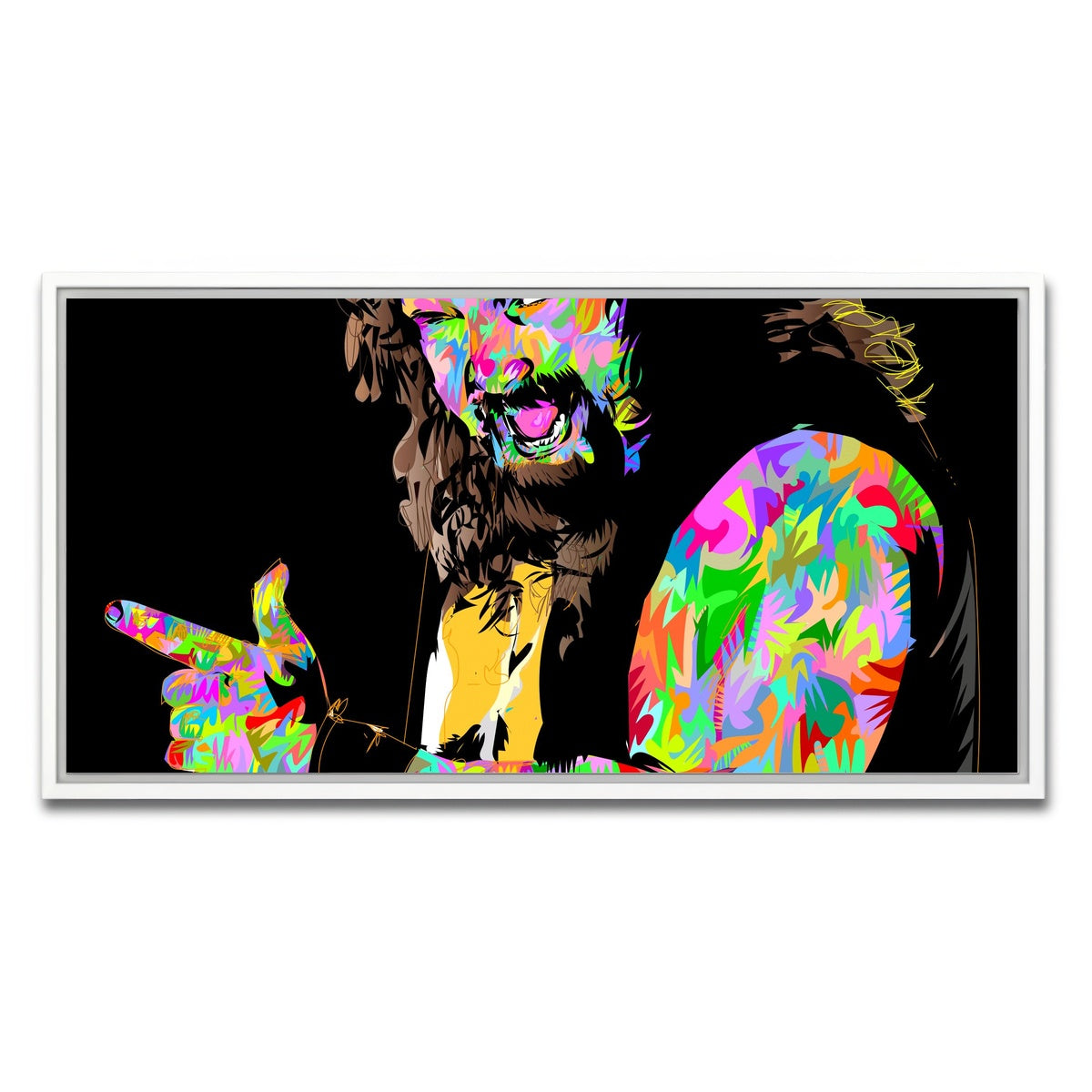 AUTO-MOCKUP WHITE | MAN KIND | 1 Piece | White Framed Canvas | group=2x1