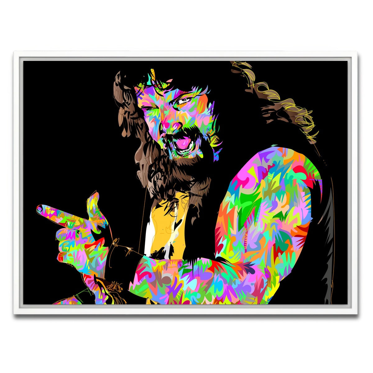 AUTO-MOCKUP WHITE | MAN KIND | 1 Piece | White Framed Canvas | group=4x3