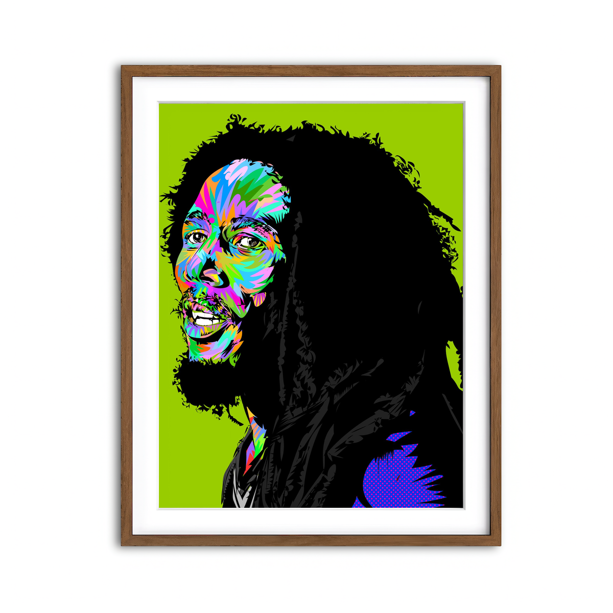 Framed Print 3x4 Walnut