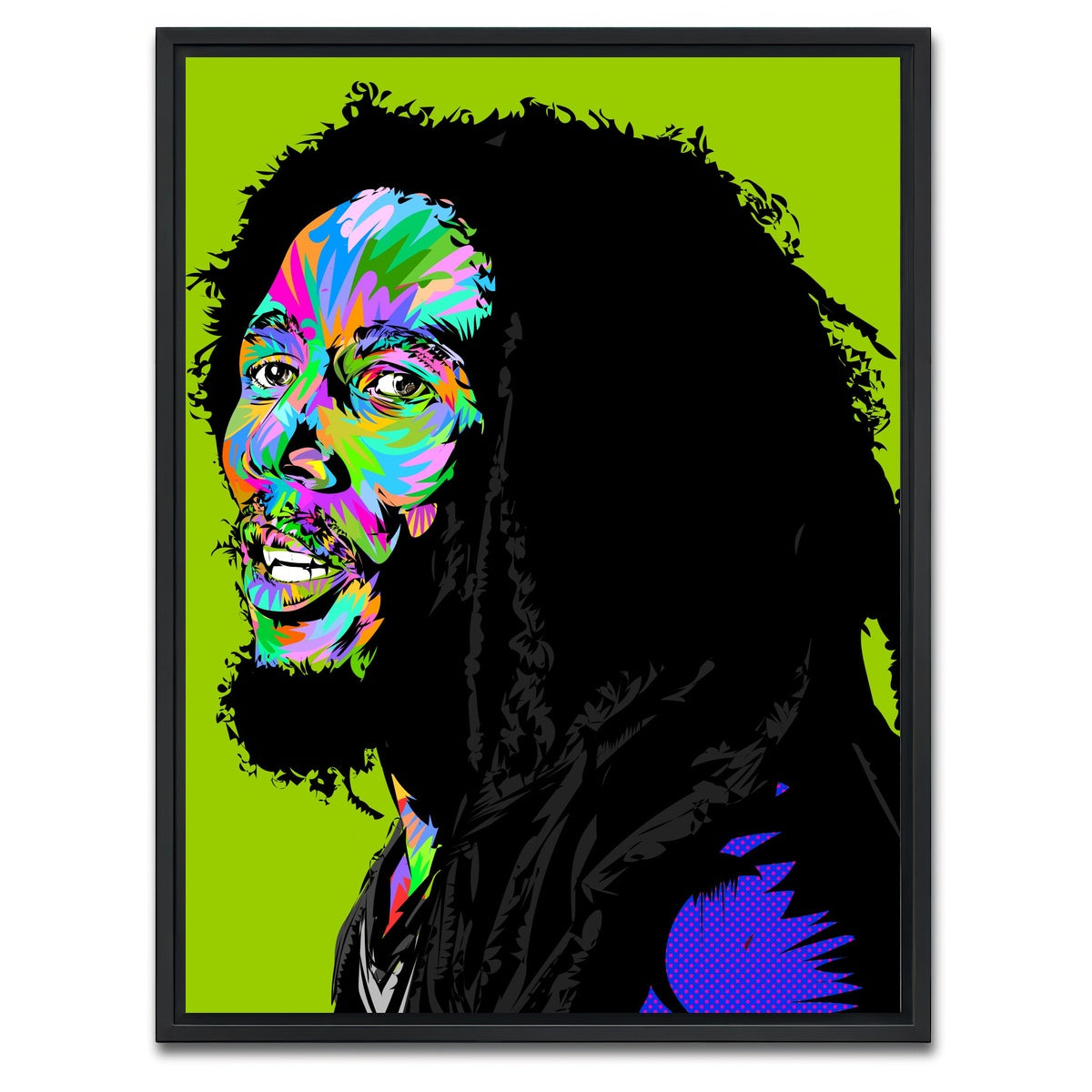AUTO-MOCKUP WHITE | MARLEY in Color | 1 Piece | Black Framed Canvas | group=3x4