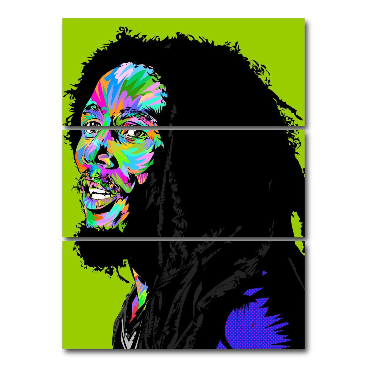 AUTO-MOCKUP WHITE | MARLEY in Color | 3 Piece | Gallery Wrap Canvas | group=8x18_stacked