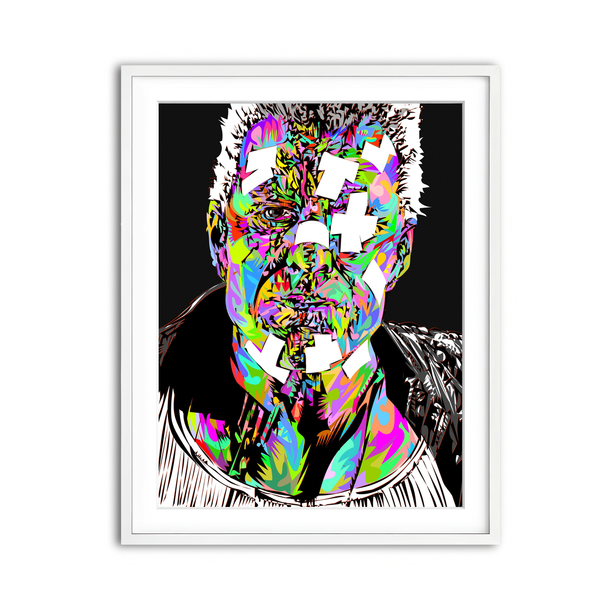 Framed Print 3x4 White