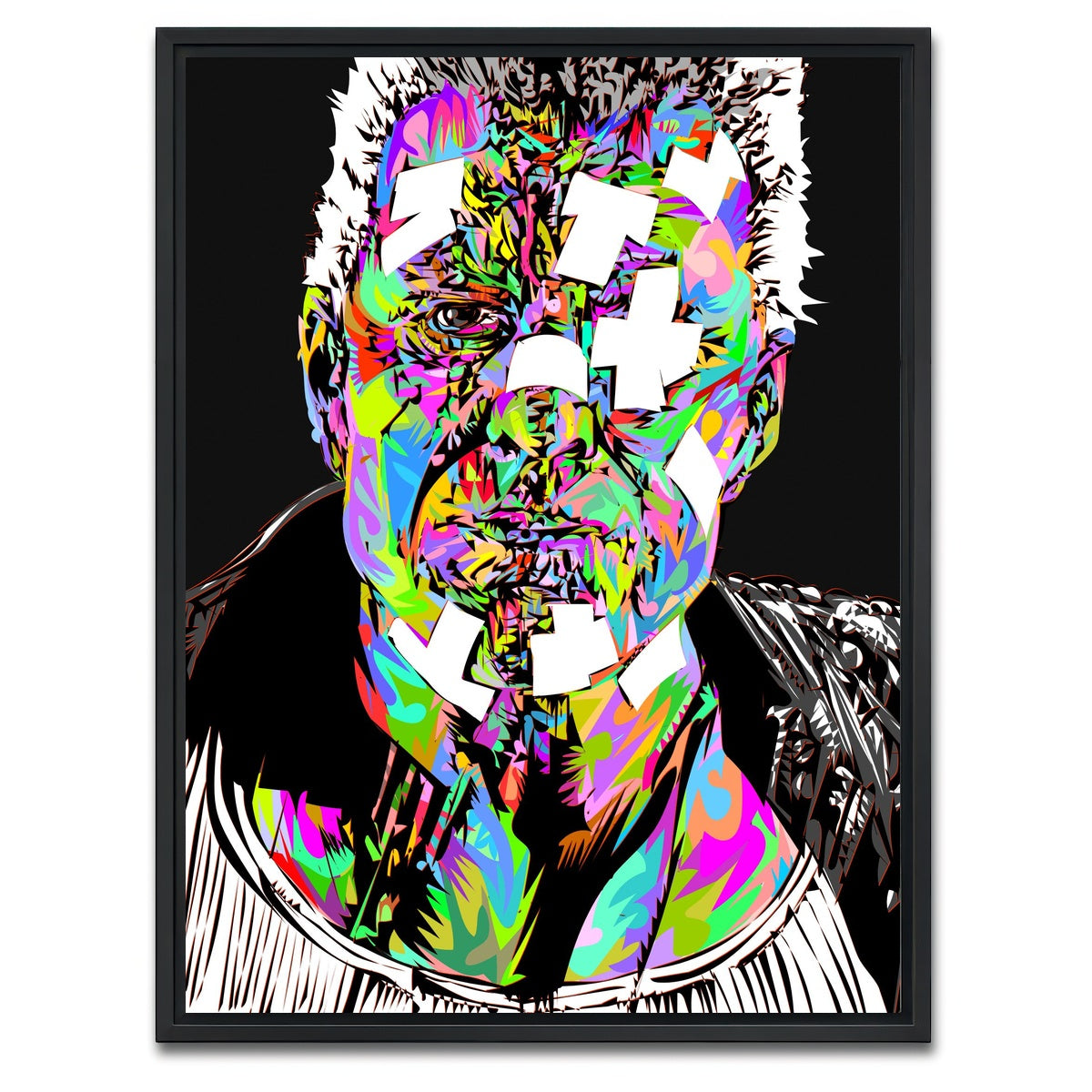 AUTO-MOCKUP WHITE | MARV Bandaged | 1 Piece | Black Framed Canvas | group=3x4