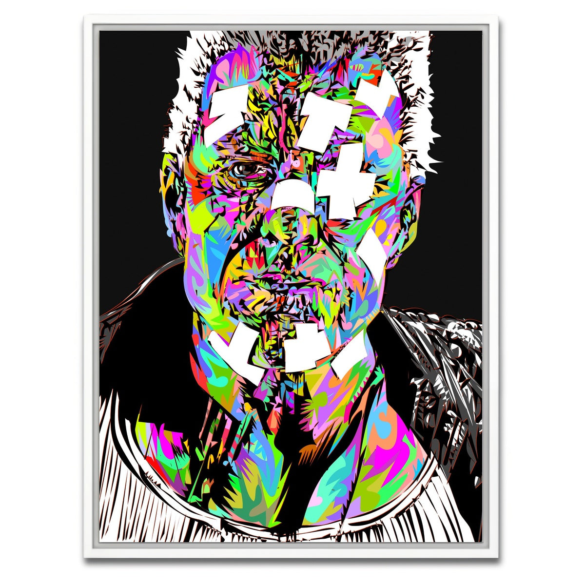 AUTO-MOCKUP WHITE | MARV Bandaged | 1 Piece | White Framed Canvas | group=3x4