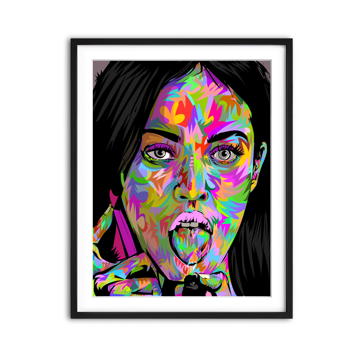 Framed Print 3x4 Black