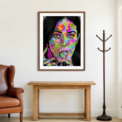 AUTO-MOCKUP ROOM | Megan Fox Lighter Wall Art