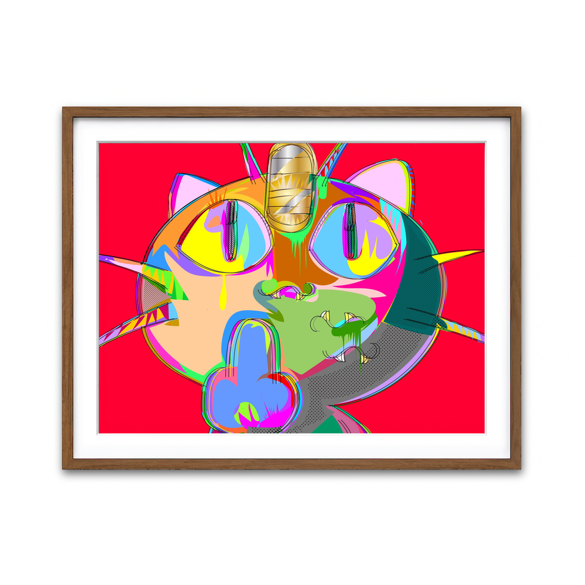 Framed Print 4x3 Walnut