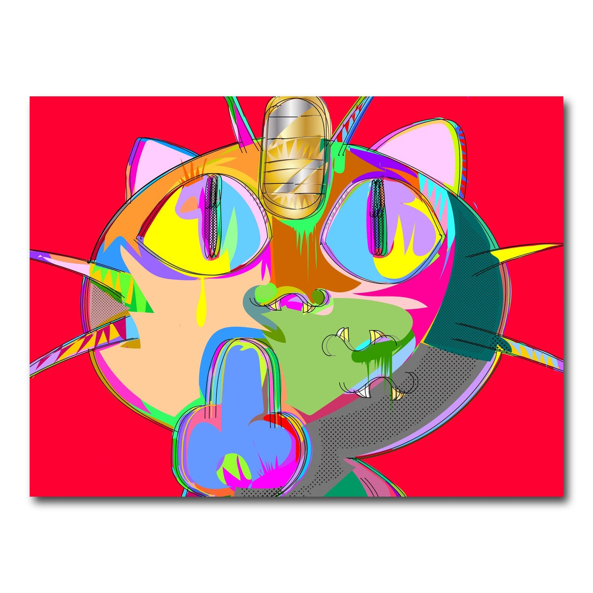 AUTO-MOCKUP WHITE | MEOWTH | 1 Piece | Gallery Wrap Canvas | group=4x3
