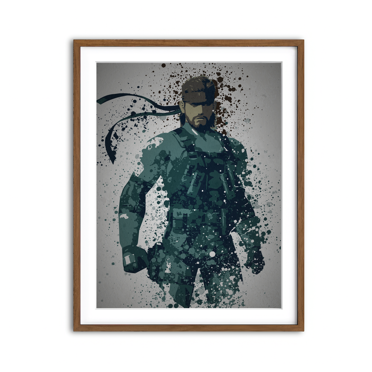 Framed Print 3x4 Walnut