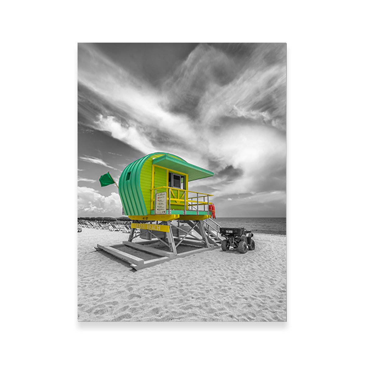 MIAMI BEACH Florida Flair Wall Art