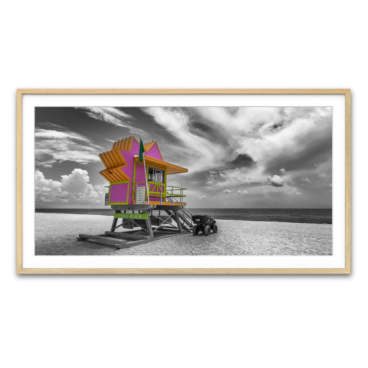 Framed Print 2x1 Natural