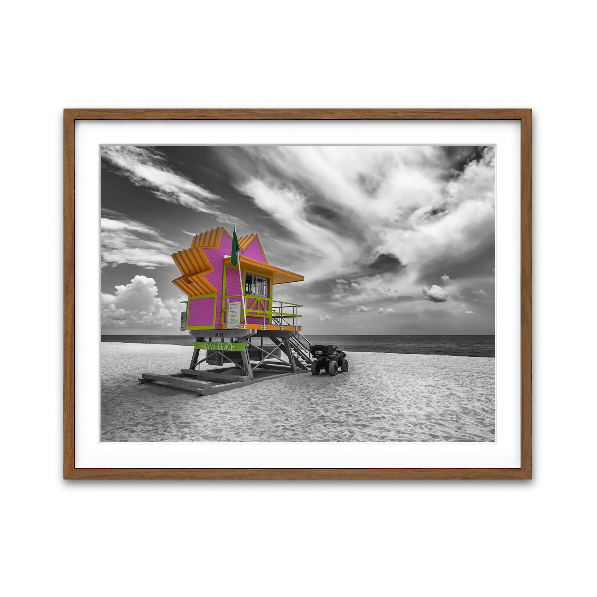 Framed Print 4x3 Walnut