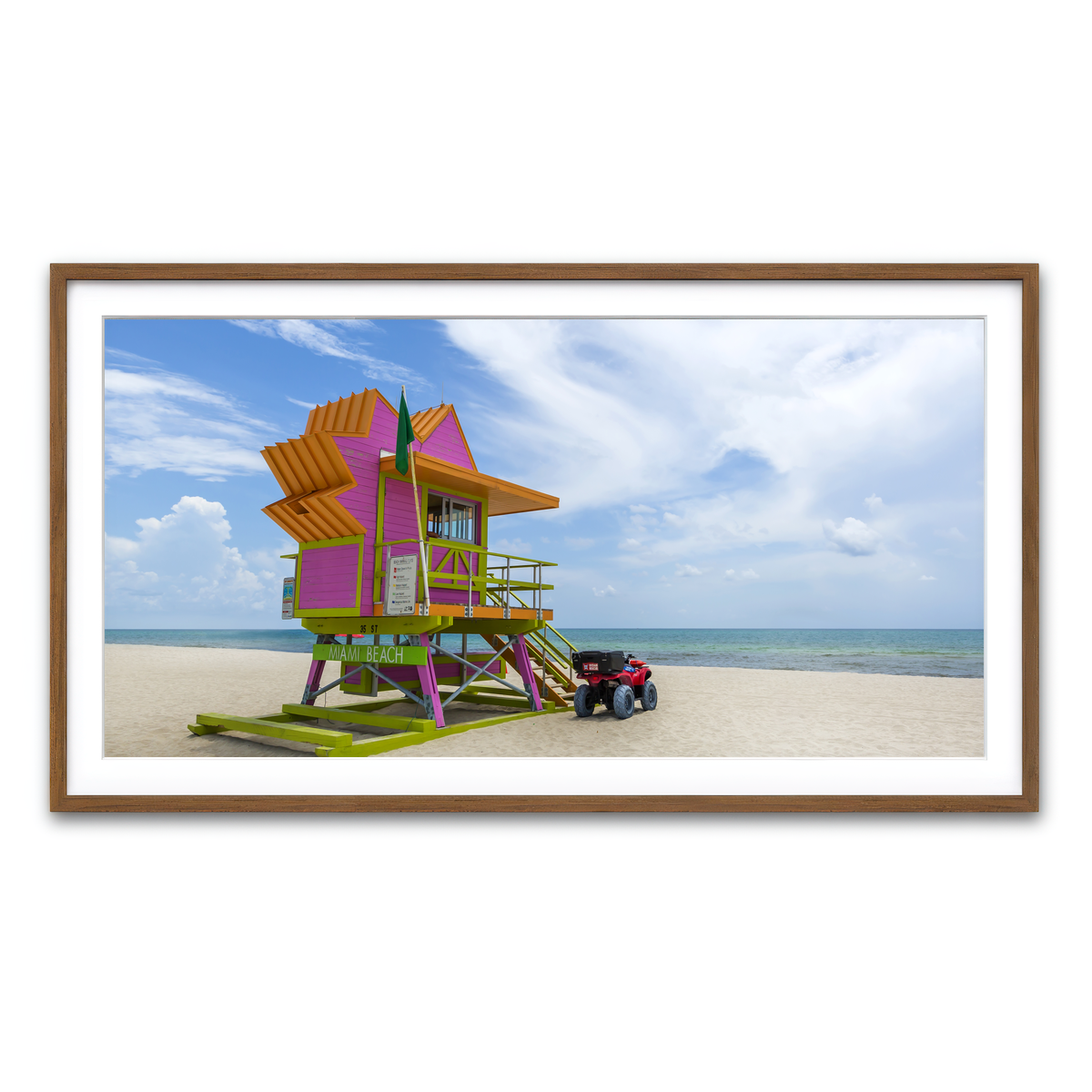 Framed Print 2x1 Walnut