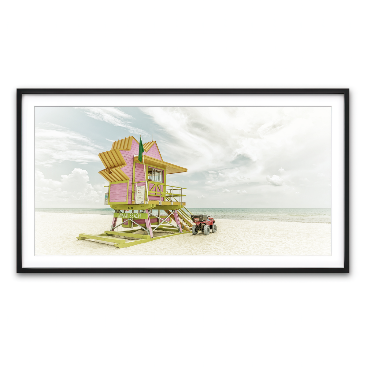 Framed Print 2x1 Black