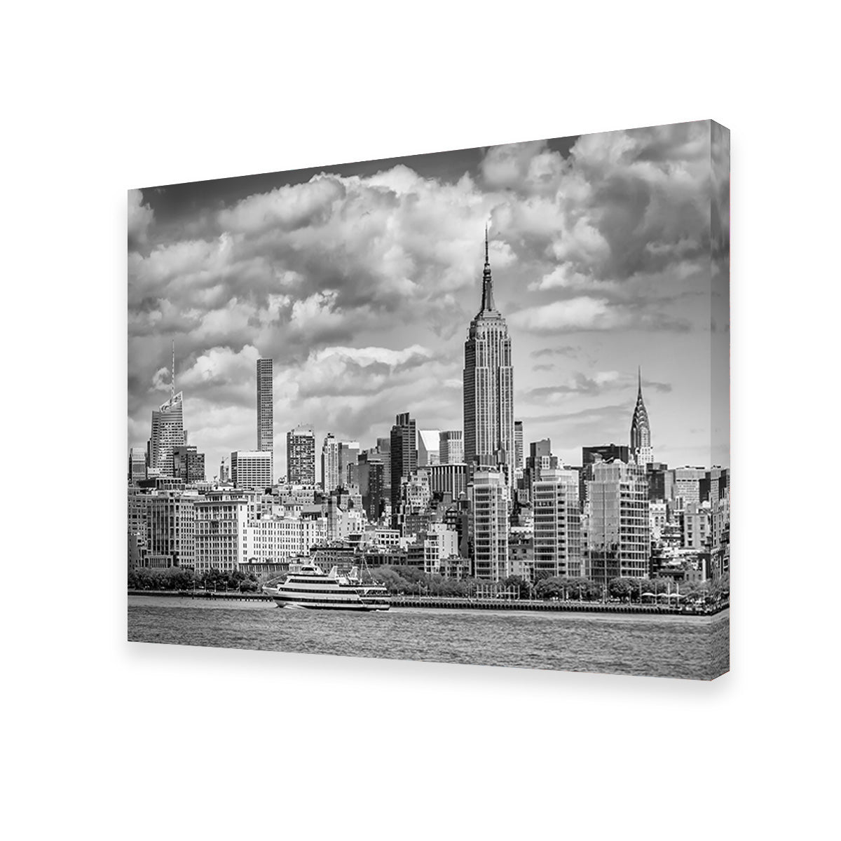 MIDTOWN MANHATTAN  Monochrome Wall Art