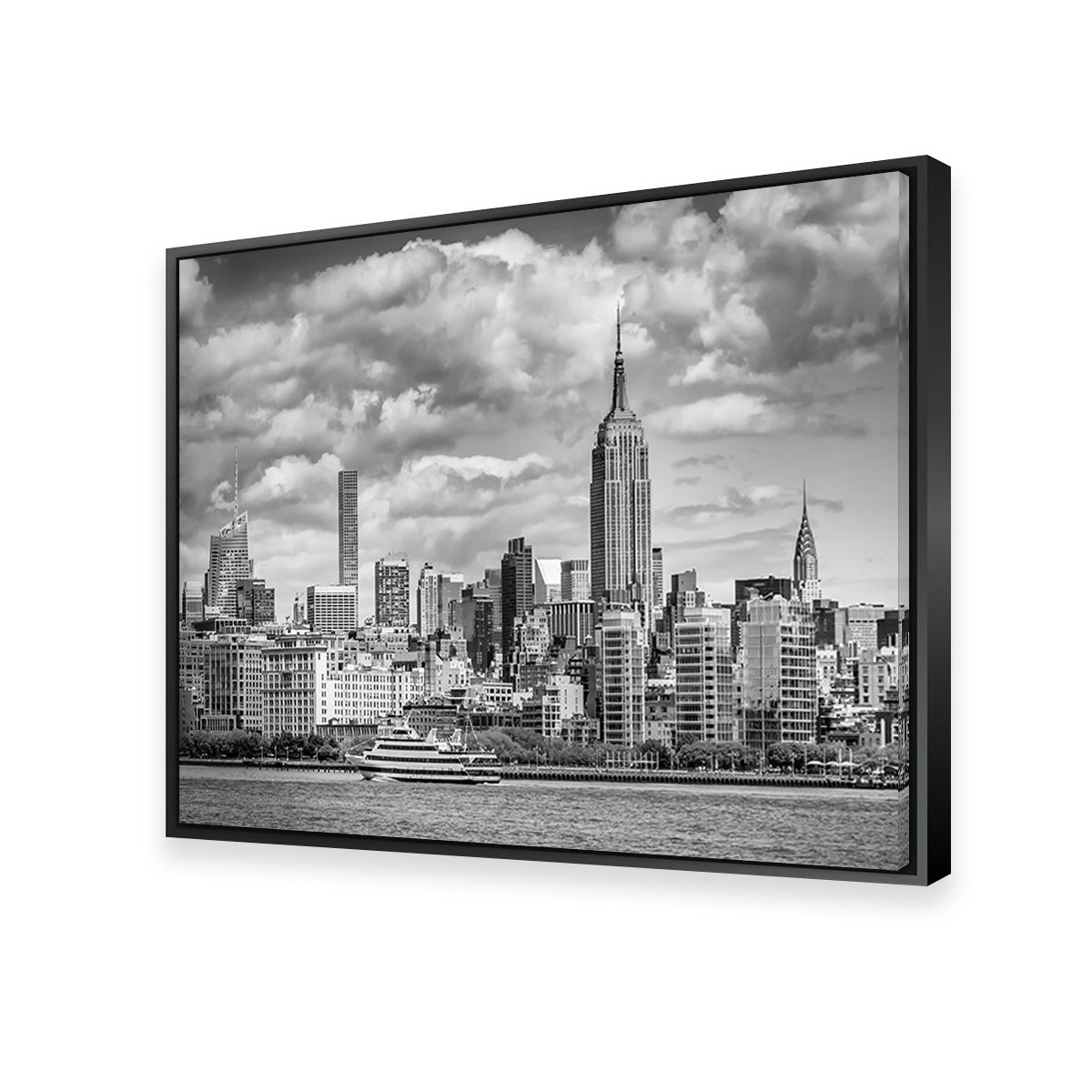 MIDTOWN MANHATTAN  Monochrome Wall Art