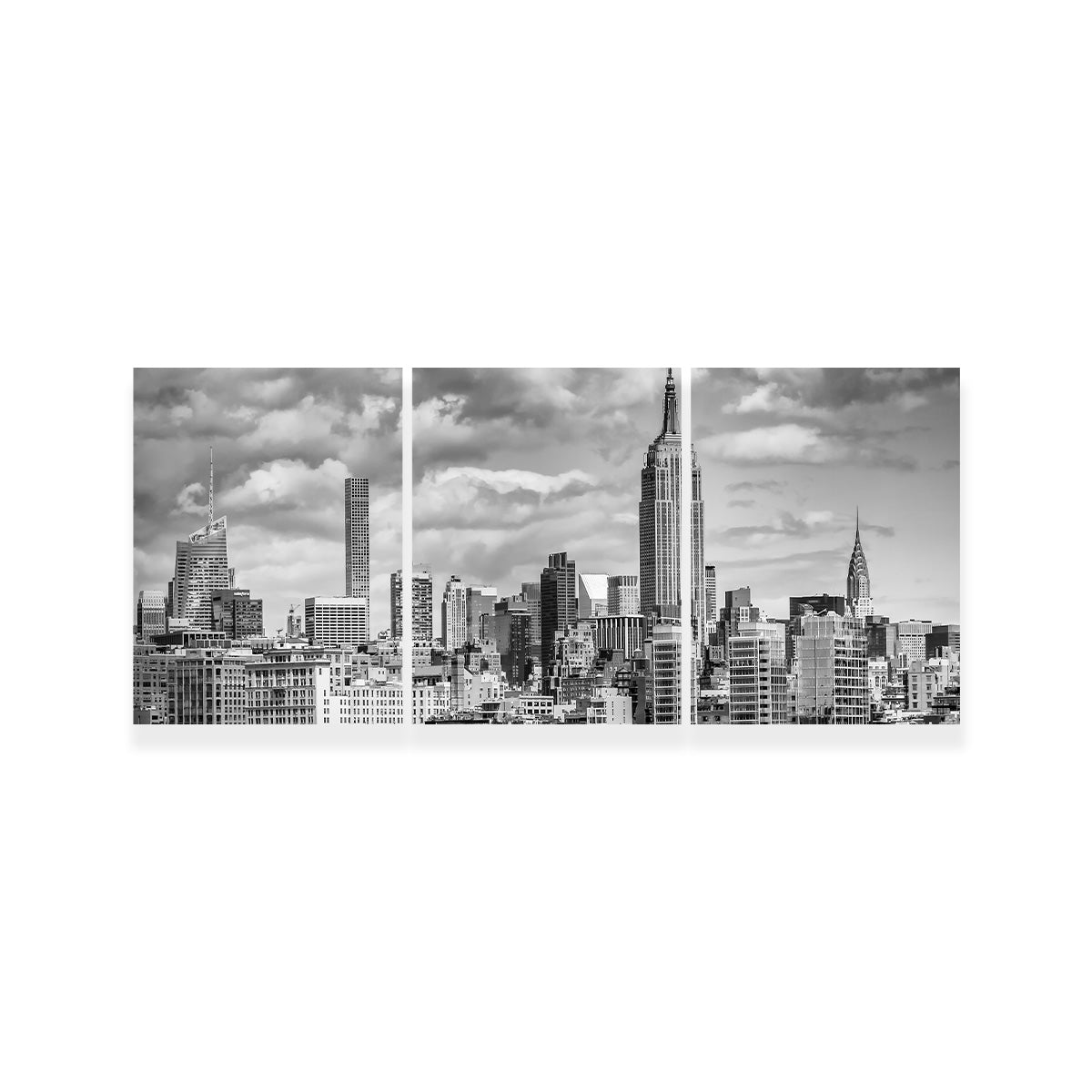 MIDTOWN MANHATTAN  Monochrome Wall Art