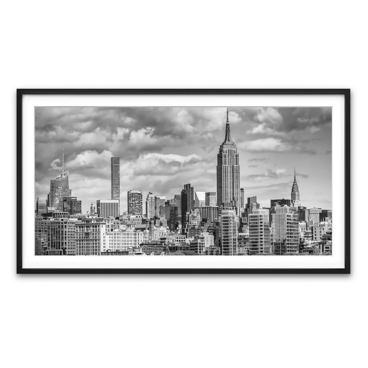 Framed Print 2x1 Black
