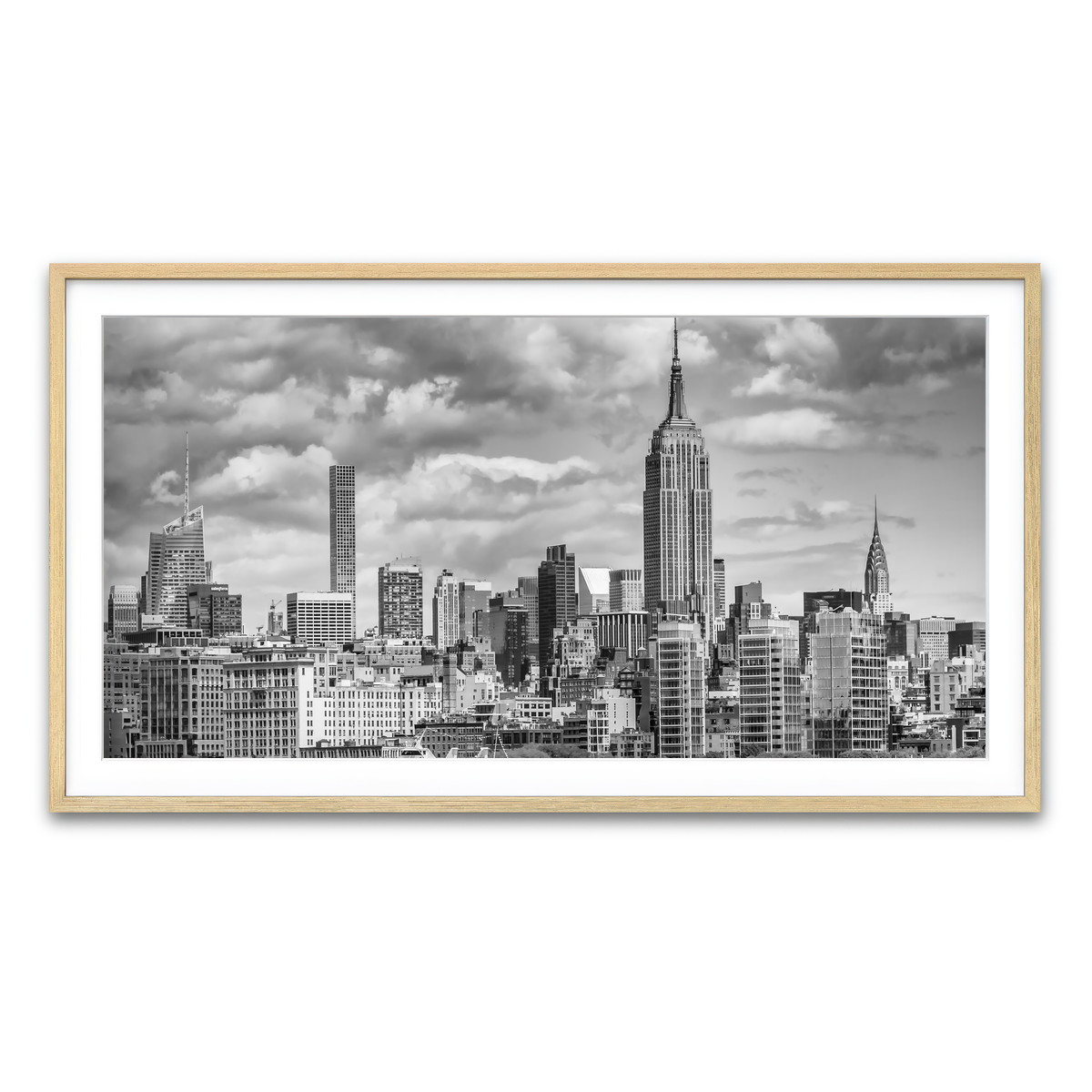 Framed Print 2x1 Natural