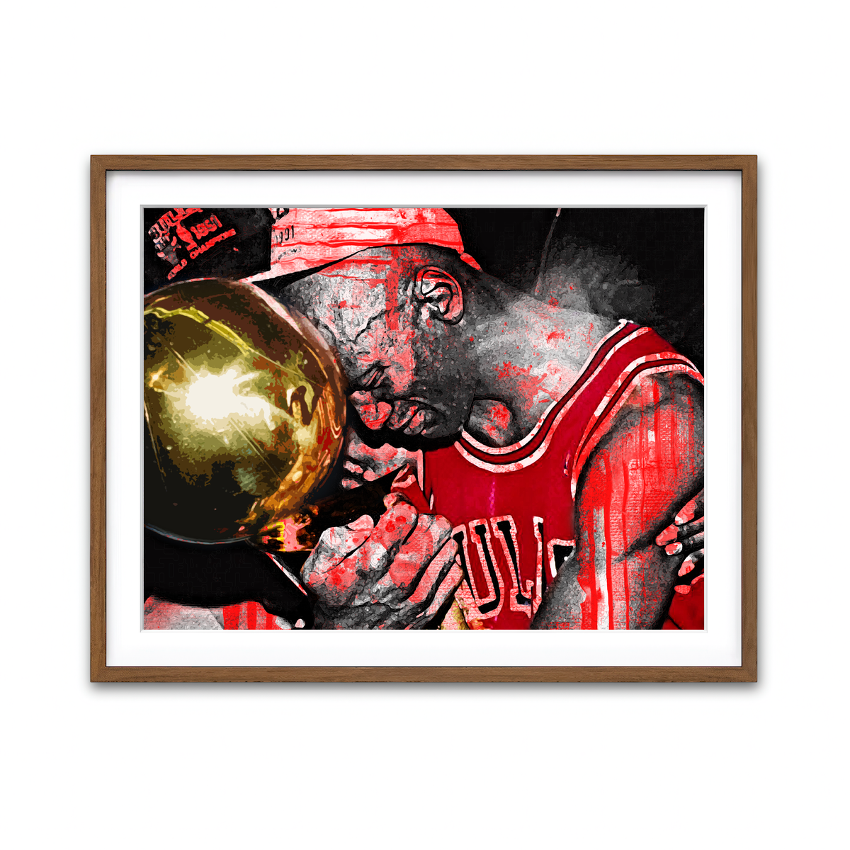 Framed Print 4x3 Walnut