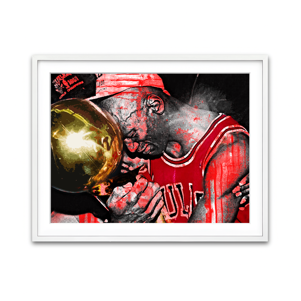 Framed Print 4x3 White