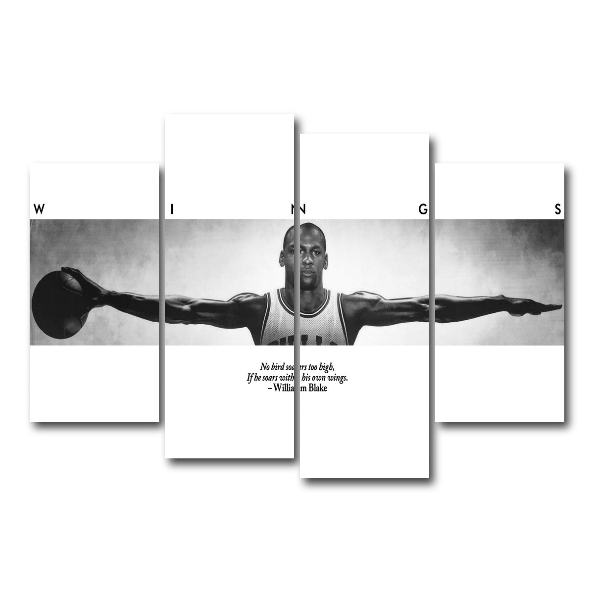 AUTO-MOCKUP WHITE | MJ Wings | 4 Piece | Gallery Wrapped | group=4_short