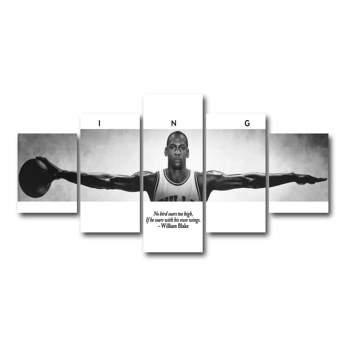AUTO-MOCKUP WHITE | MJ Wings | 5 Piece | Gallery Wrapped | group=5_short