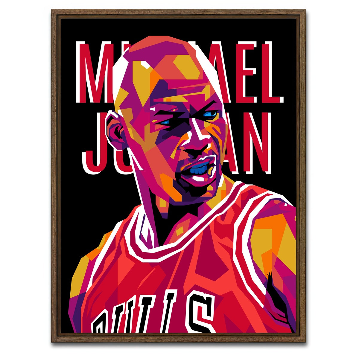 AUTO-MOCKUP WHITE | MJ | 1 Piece | Walnut Framed Canvas | group=3x4